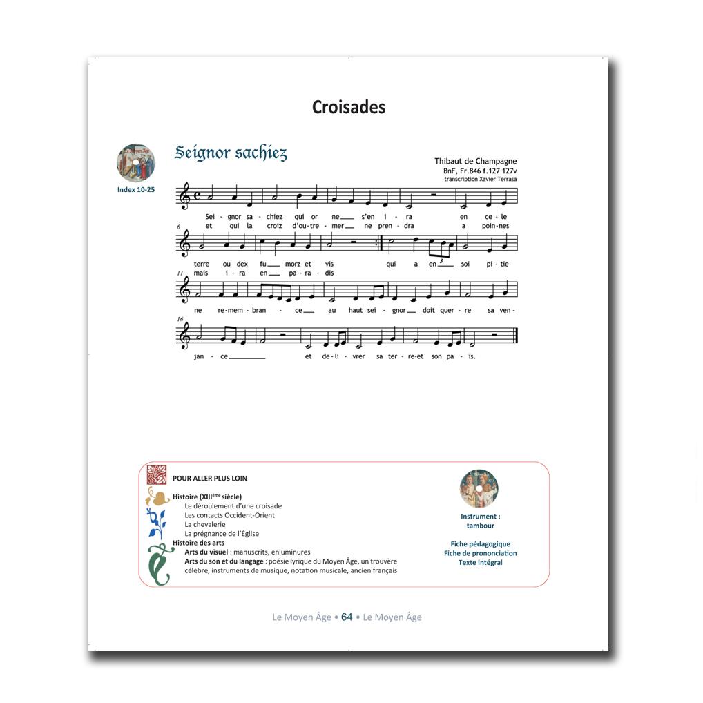 Le Moyen Âge - Chants, danses, instruments de musique